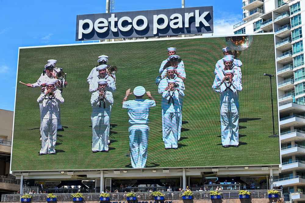Navy Band Southwest at San Diego Padres Game