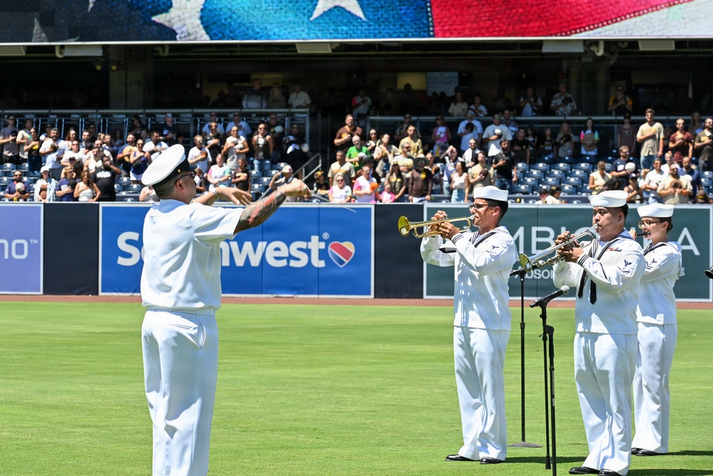 Navy Band Southwest at San Diego Padres Game