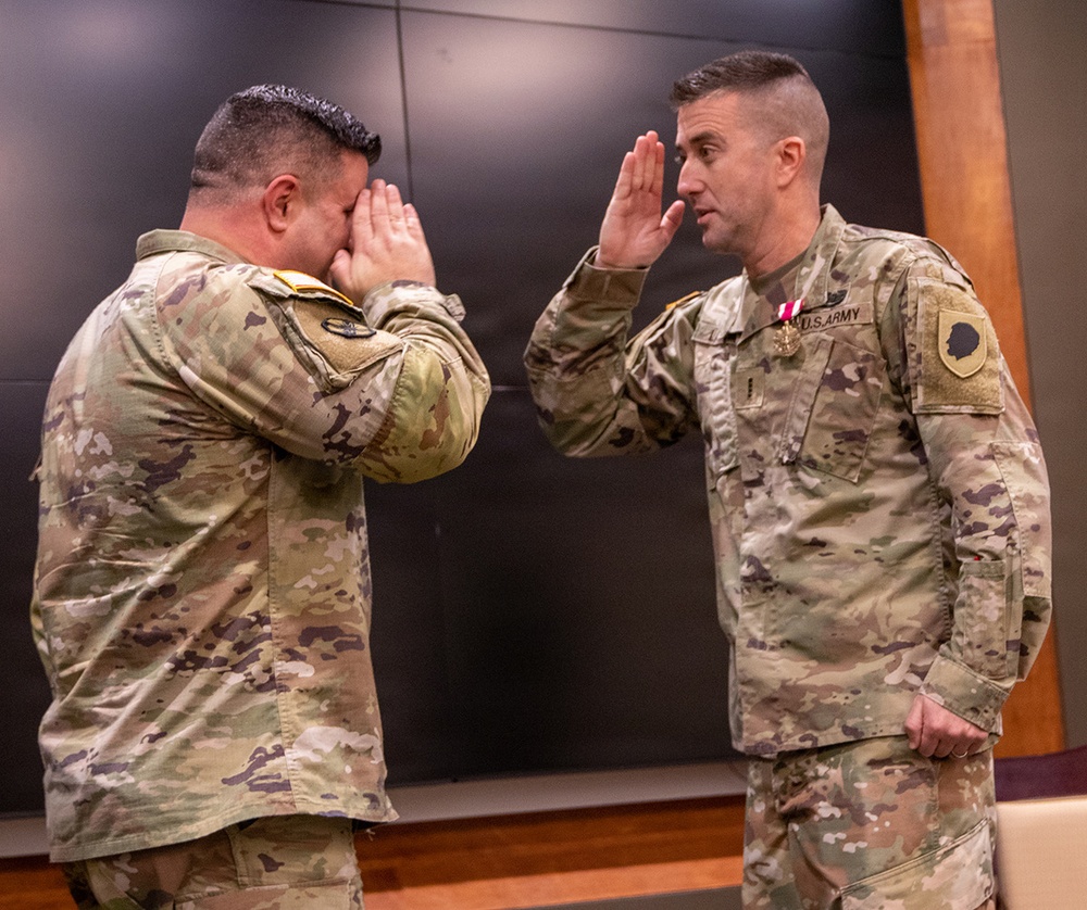Pleasant Plains Soldier Retires after 26 Year Career