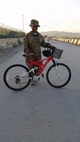 Jacqueline Moses poses for a photo while on base in Kandahar, Afghanistan where she served as a logistics management specialist for three years.