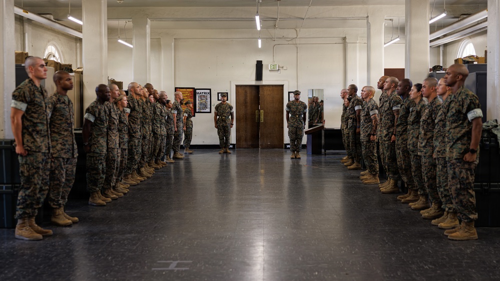 Drill Instructor School Squad Bay Procedures