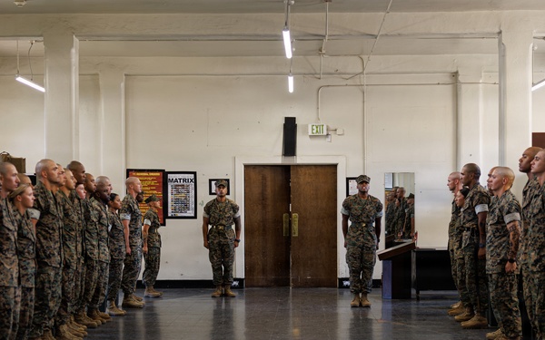 Drill Instructor School Squad Bay Procedures