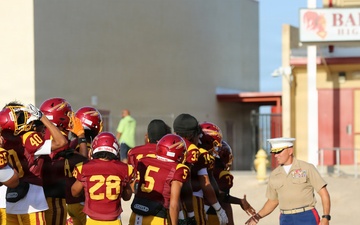 Barstow High School Military Appreciation Night football game