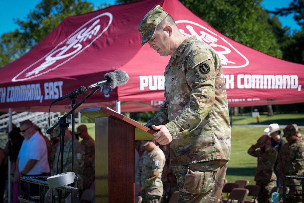Public Health Command East Change of Command