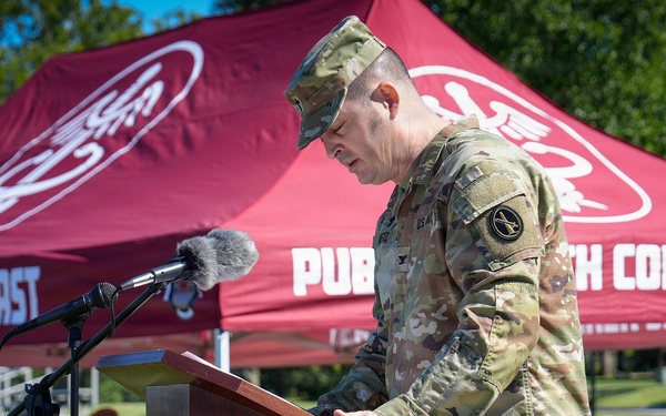 Public Health Command East Change of Command