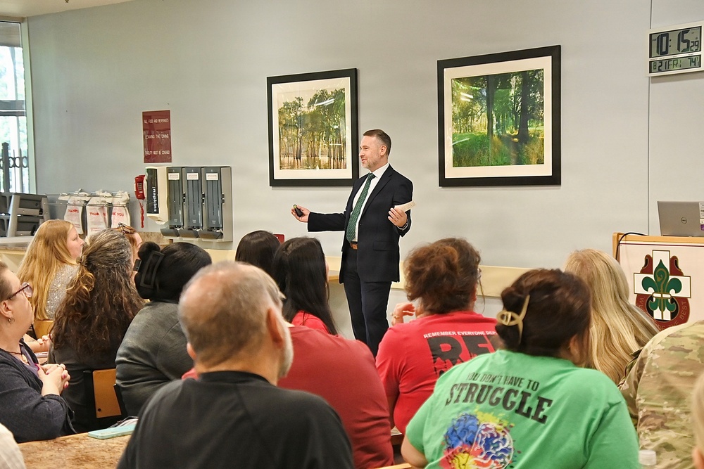 The art and science of leadership: AMEDD Civilian Corps chief shares lessons with Team BJACH