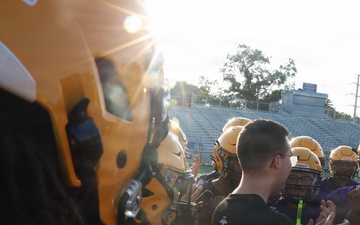 RS NY Marines Workout with Central Islip High School Football Team