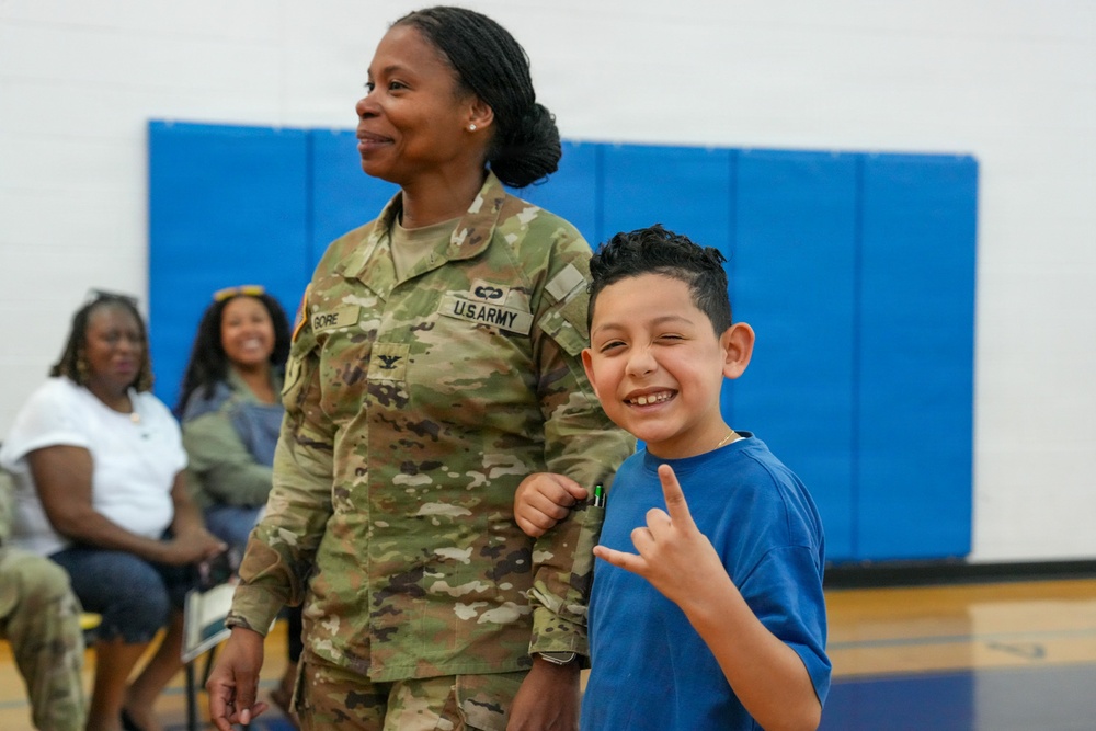 Pershing Hill Elementary School Farewell to Col. Gore