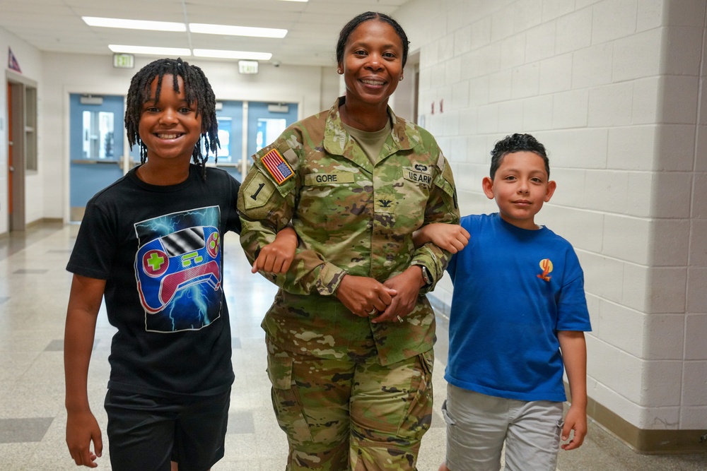 Pershing Hill Elementary School Farewell to Col. Gore