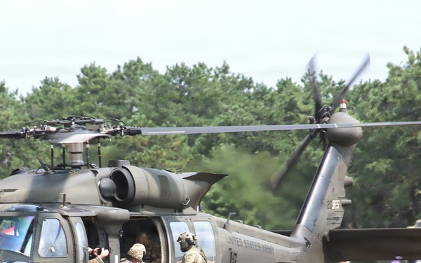 404th Civil Affairs Battalion Helicopter Staging at JB MDL