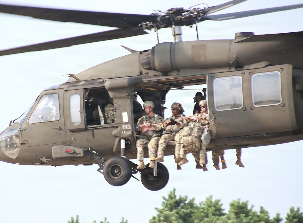 404th Civil Affairs Battalion Helicopter Takeoff at JB MDL