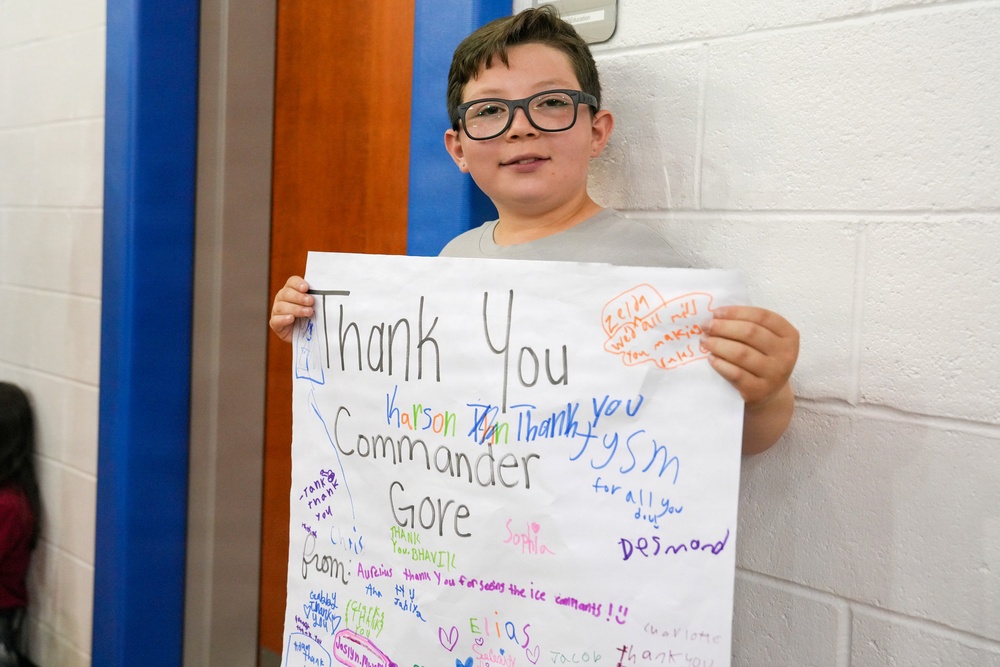 Pershing Hill Elementary School Farewell to Col. Gore