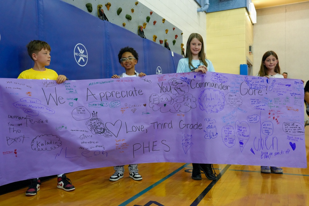 Pershing Hill Elementary School Farewell to Col. Gore