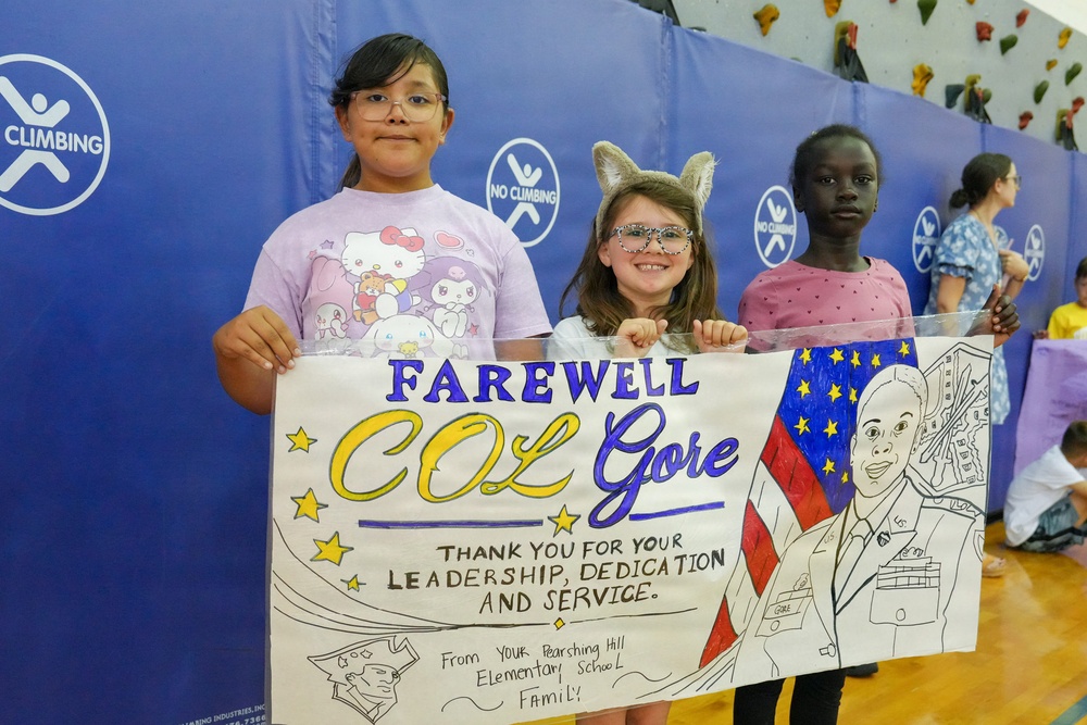 Pershing Hill Elementary School Farewell to Col. Gore