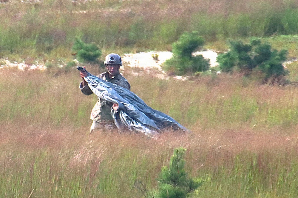 404th Civil Affairs Battalion Parachute Recovery at JB MDL