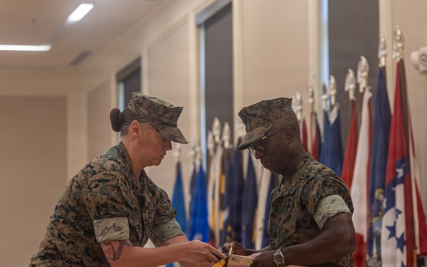 2nd Marine Division Command Master Chief Change of Charge