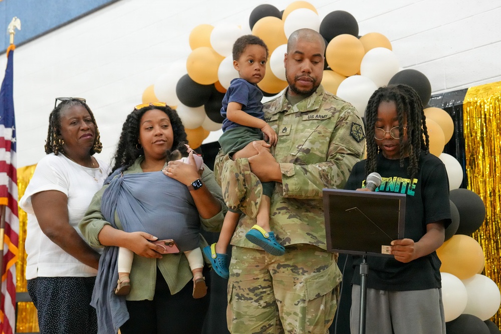 Pershing Hill Elementary School Farewell to Col. Gore