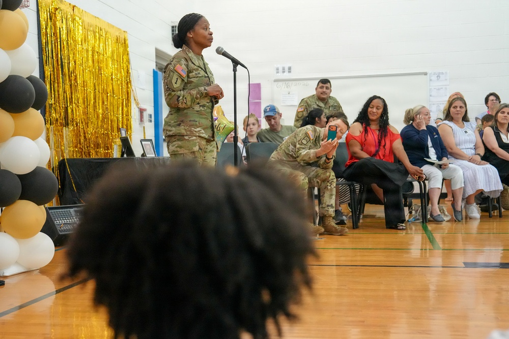Pershing Hill Elementary School Farewell to Col. Gore