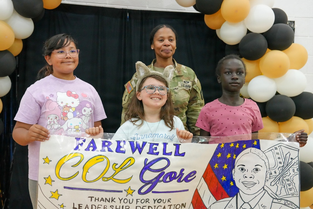 Pershing Hill Elementary School Farewell to Col. Gore