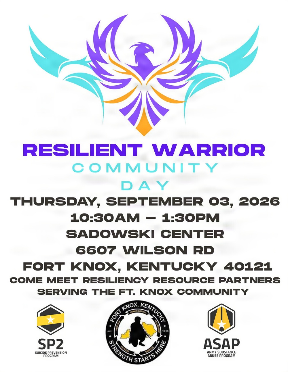 Fort Knox to host annual Resilient Warrior Community Day Sept. 3