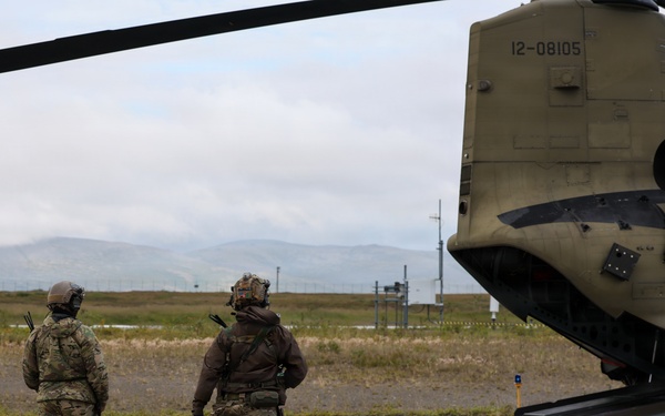 Green Berets, Alaska Army National Guard air crew perform RAPIDS infil to St. Lawrence Island during Operation Polar Dagger