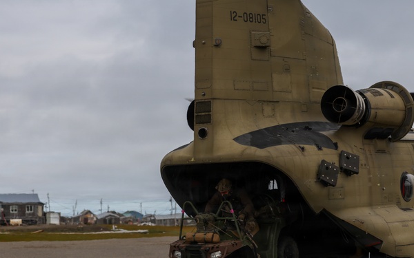 Green Berets, Alaska Army National Guard air crew perform RAPIDS infil to St. Lawrence Island during Operation Polar Dagger