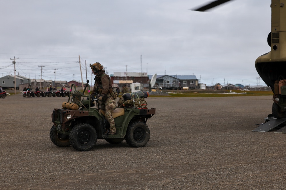 Green Berets, Alaska Army National Guard air crew perform RAPIDS infil to St. Lawrence Island during Operation Polar Dagger