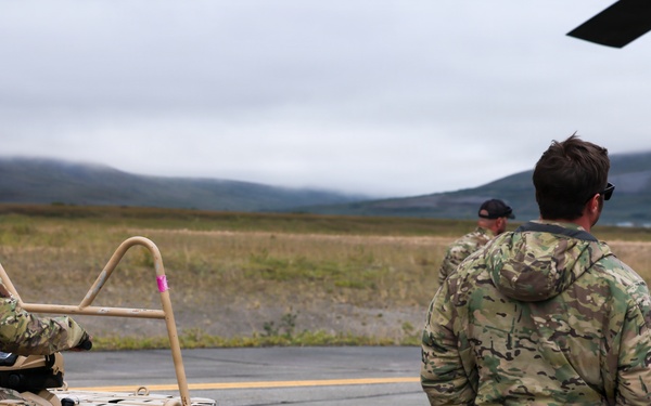 Green Berets, Alaska Army National Guard air crew perform RAPIDS infil to St. Lawrence Island during Operation Polar Dagger