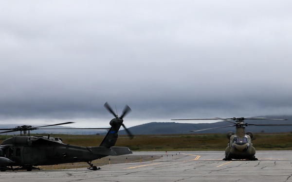 Green Berets, Alaska Army National Guard air crew perform RAPIDS infil to St. Lawrence Island during Operation Polar Dagger