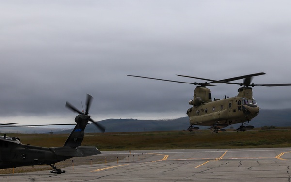 Green Berets, Alaska Army National Guard air crew perform RAPIDS infil to St. Lawrence Island during Operation Polar Dagger