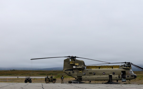 Green Berets, Alaska Army National Guard air crew perform RAPIDS infil to St. Lawrence Island during Operation Polar Dagger