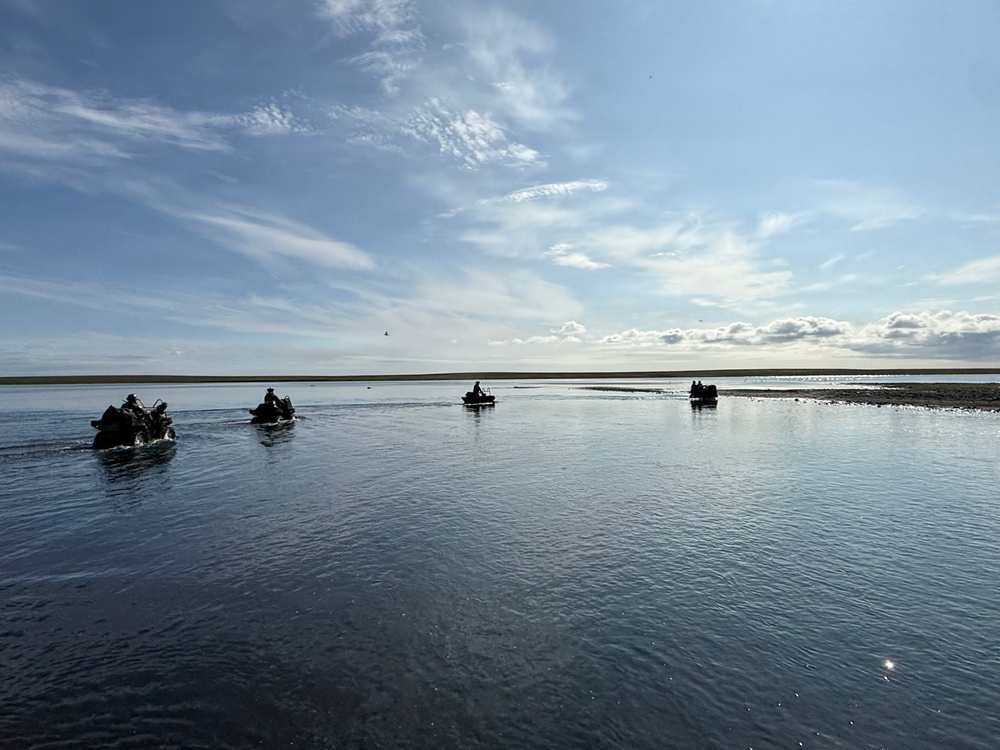 Green Berets conduct long-range patrol across St. Lawrence Island during Operation Polar Dagger