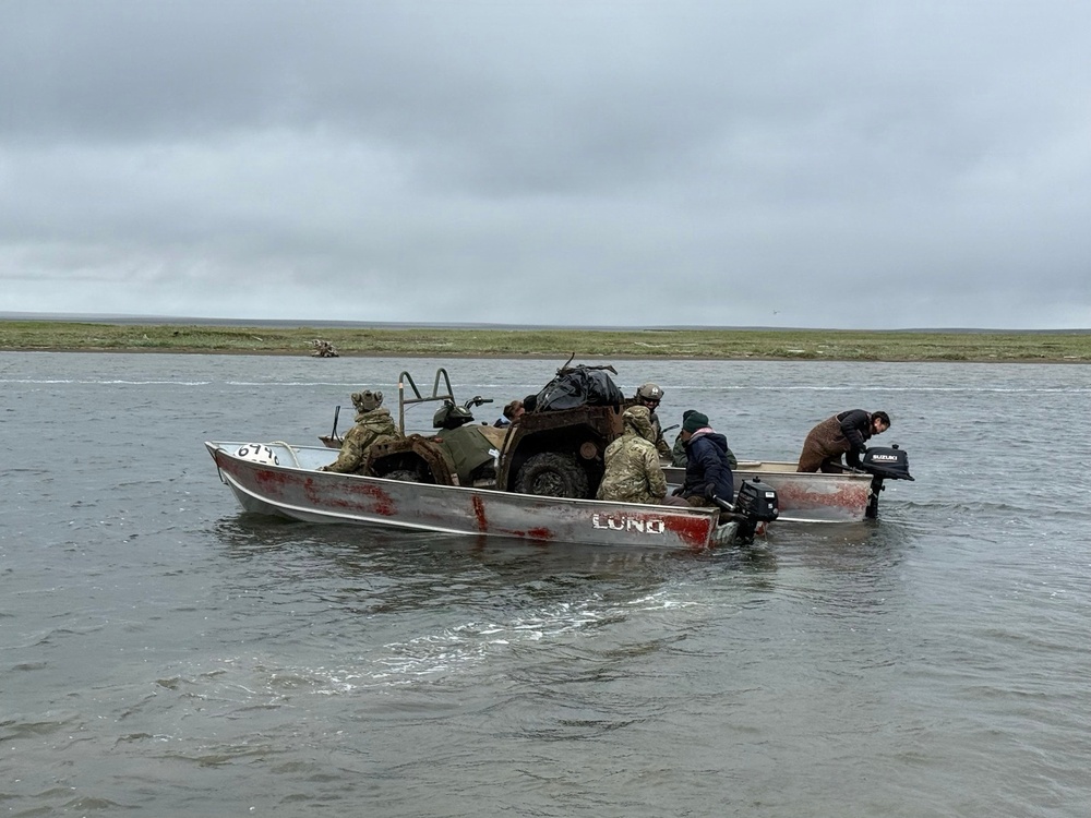 Green Berets conduct long-range patrol across St. Lawrence Island during Operation Polar Dagger