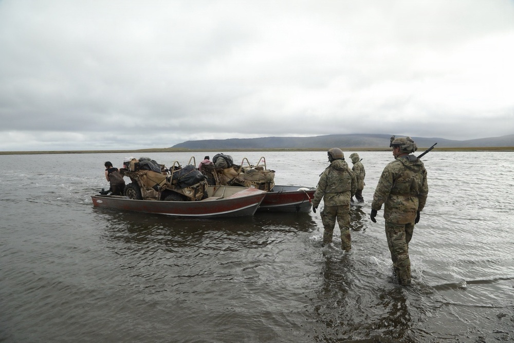 Green Berets conduct long-range patrol across St. Lawrence Island during Operation Polar Dagger