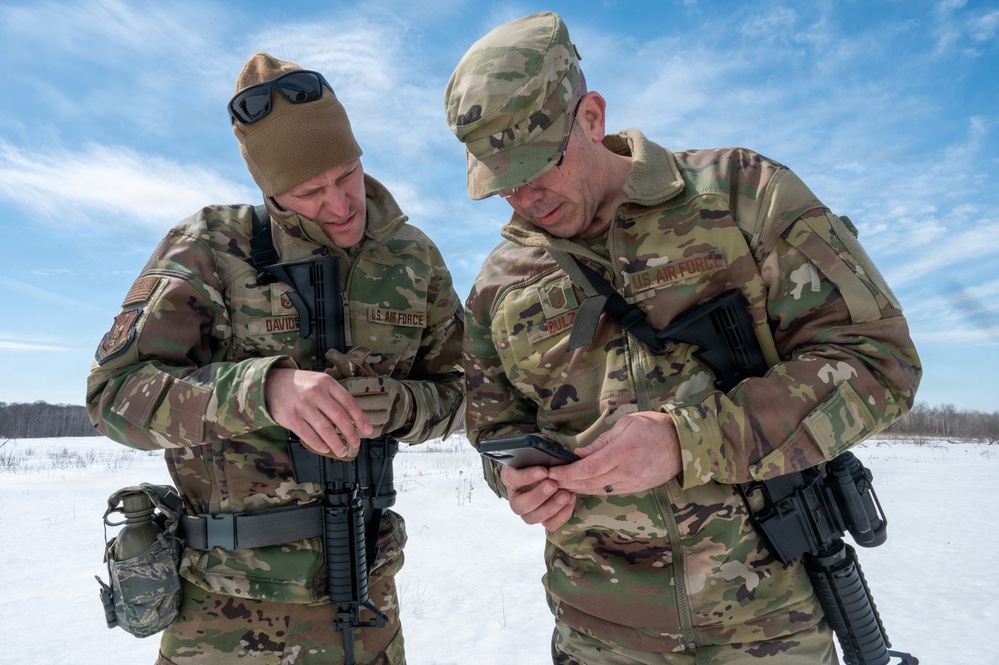 Training Day: 934th Civil Engineering Squadron performs deployment drill