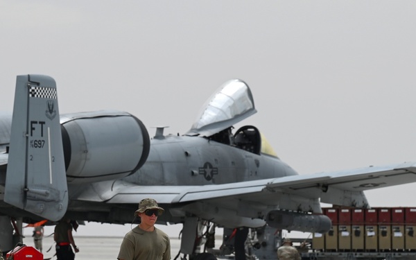 First A-10 Live Fire Sortie at ADAB