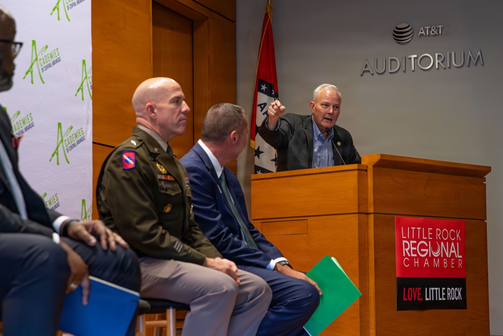 Academies of Central Arkansas Foundation announces partnership with Arkansas National Guard.