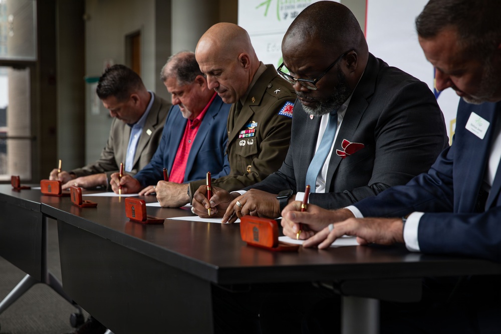 Academies of Central Arkansas Foundation announces partnership with Arkansas National Guard.