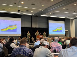 Navy representatives brief workload projections