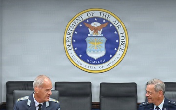 U.S. Air Force Chief of Staff Gen. Ken Wilsbach’s Counterpart Visit with Bulgarian Air Force Commander Maj. Gen. Nikolay Rusev