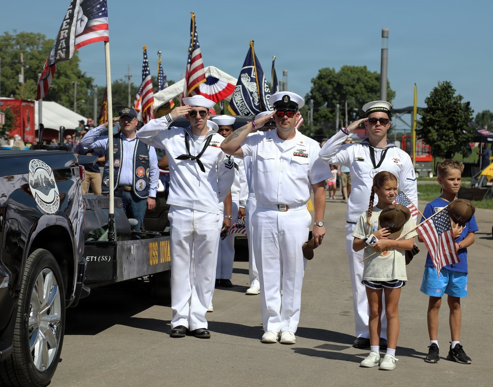 Cactus Soldiers on the Concourse: 103rd ESC Marches Proud at the Iowa State Fair