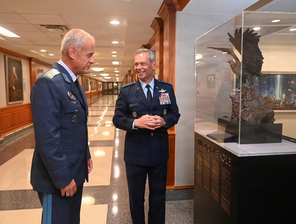 U.S. Air Force Chief of Staff Gen. Ken Wilsbach’s Counterpart Visit with Bulgarian Air Force Commander Maj. Gen. Nikolay Rusev