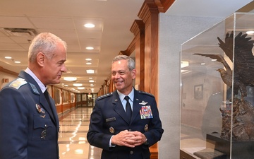 U.S. Air Force Chief of Staff Gen. Ken Wilsbach’s Counterpart Visit with Bulgarian Air Force Commander Maj. Gen. Nikolay Rusev