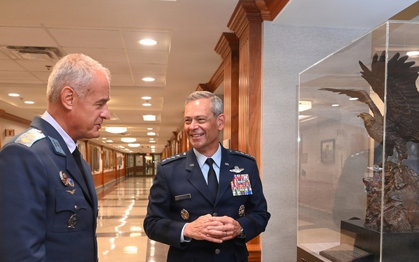 U.S. Air Force Chief of Staff Gen. Ken Wilsbach’s Counterpart Visit with Bulgarian Air Force Commander Maj. Gen. Nikolay Rusev