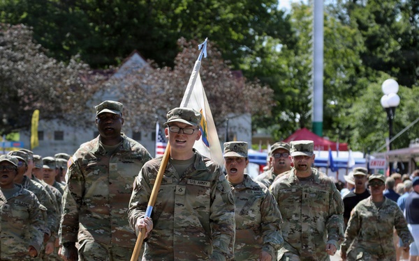 Cactus Soldiers on the Concourse: 103rd ESC Marches Proud at the Iowa State Fair