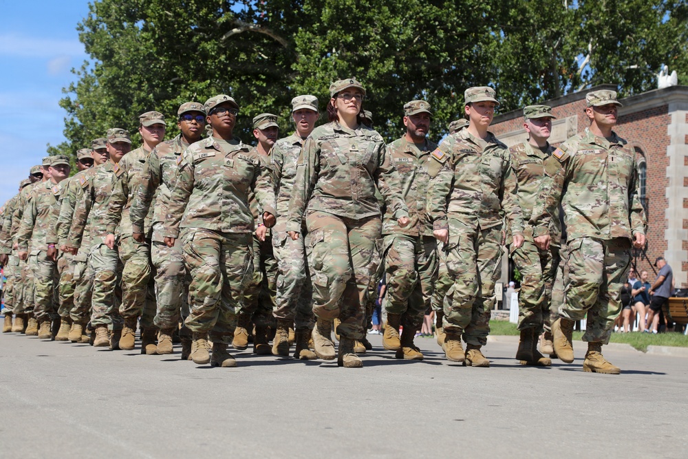 Cactus Soldiers on the Concourse: 103rd ESC Marches Proud at the Iowa State Fair