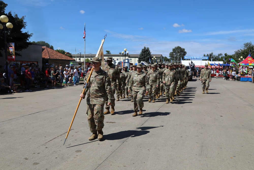 Cactus Soldiers on the Concourse: 103rd ESC Marches Proud at the Iowa State Fair
