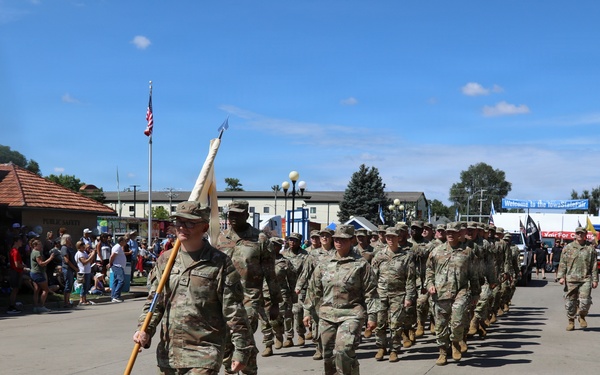 Cactus Soldiers on the Concourse: 103rd ESC Marches Proud at the Iowa State Fair