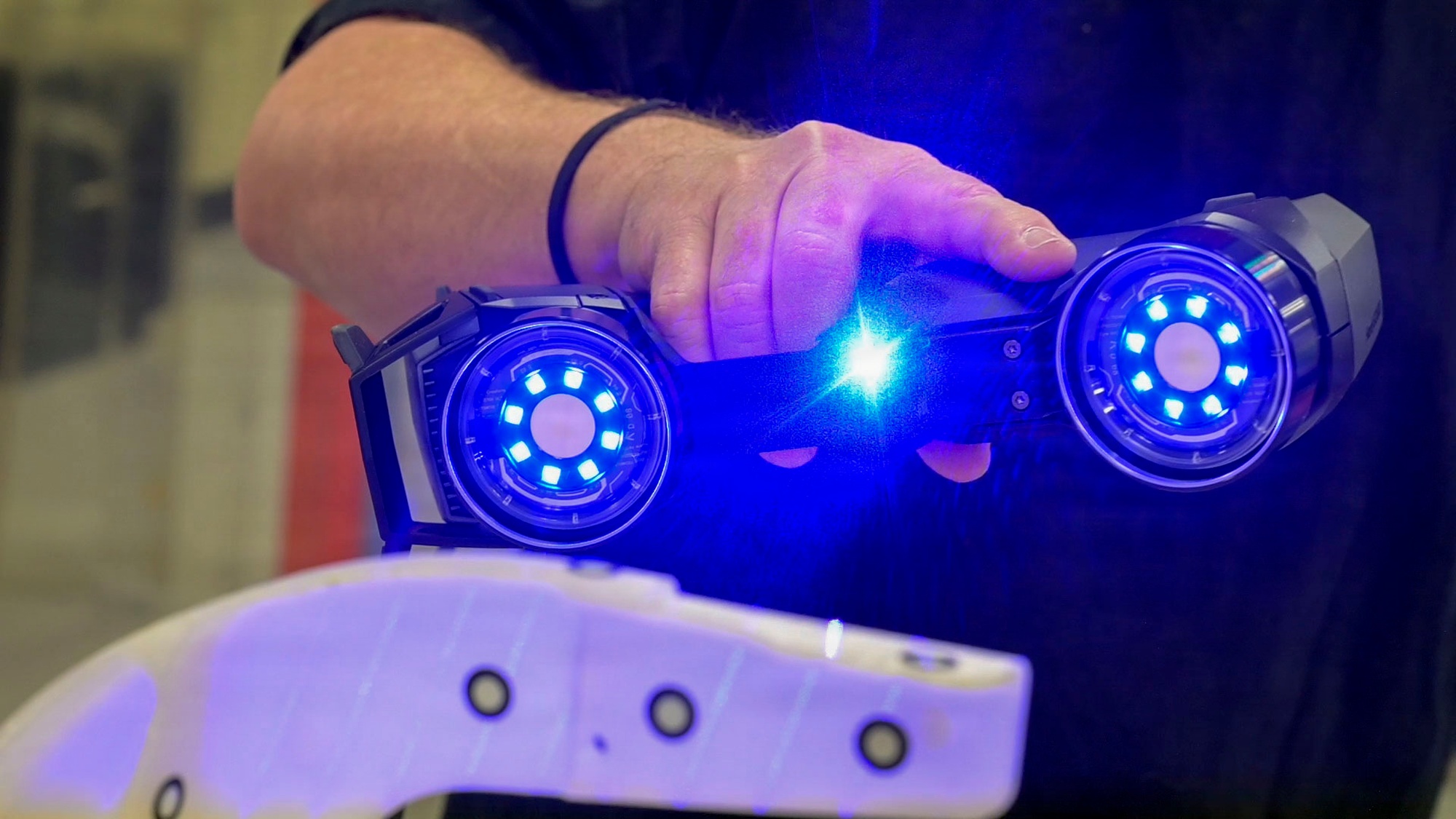To provide inspiration for the future pitch, the 412th Maintenance Group's Advanced Manufacturing 3D Scanner was a successful idea in FY22.  HandyScan3D is a handheld self-positioning laser scanning system that reverse engineers equipment for aircraft.