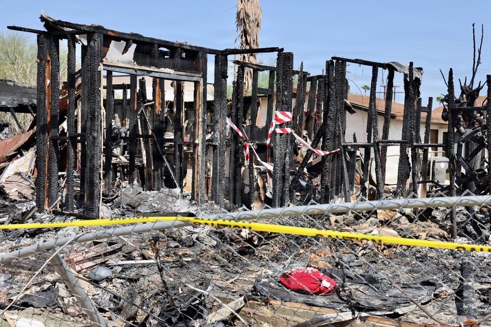 Navy corpsmen, Marine save residents from burning home after Twentynine Palms explosion